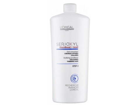 LOREAL Purumo Suteikiantis Dažytų Retėjančių Plaukų Kondicionierius L'oreal Professionnel Serioxyl Coloured Hair Conditioner 1000 Ml